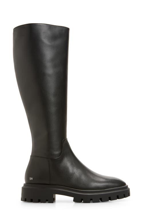 Stuart Weitzman Ultra Lug Knee High Boot In Black