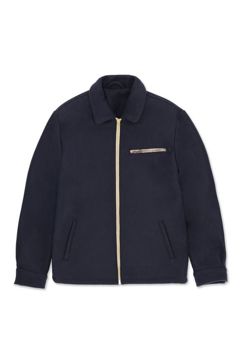 Superfine Wool Zipper Jacket