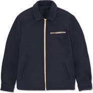 Fortela Superfine Wool Zipper Jacket