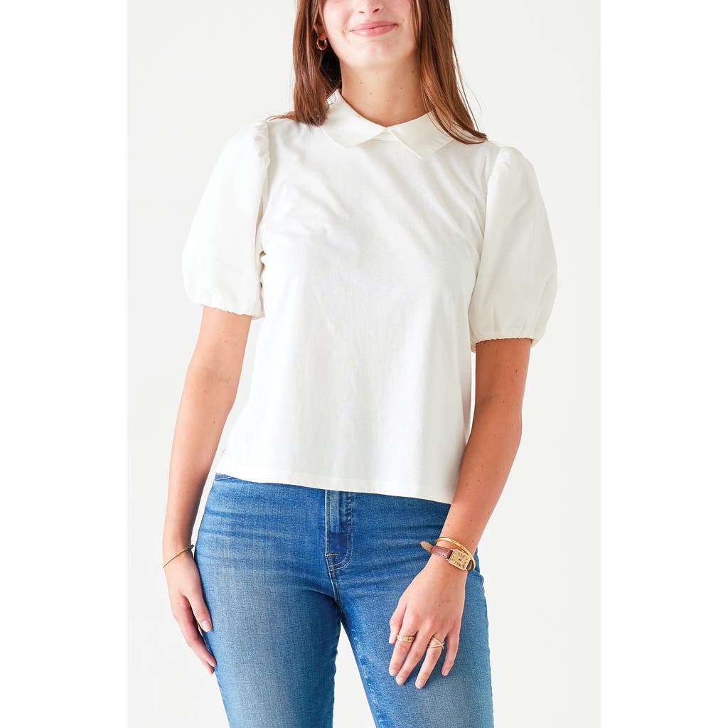 Voyageur By Mersea Francie Collar Top In White