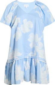 SUGARLIPS Afina Floral Seruma Shift Minidress