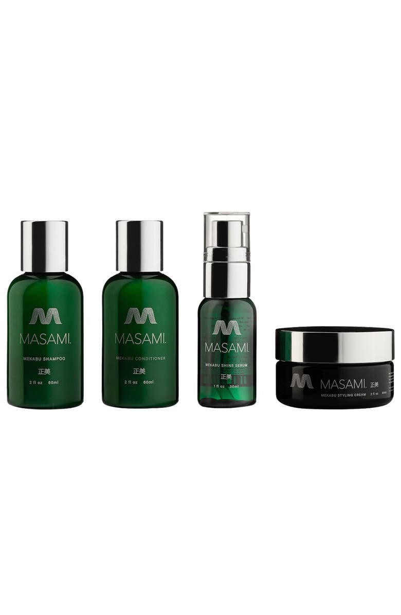 Masami Mekabu Hyrating Haircare Travel Kit 4pc, Alternate, color, NO COLOR