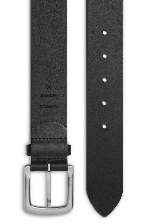 Shinola Essential Leather Belt In Black