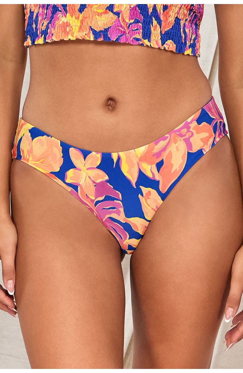 Swim Systems Hazel Hipster Bikini Swim Bottoms, Alternate, color, Royal Tropics