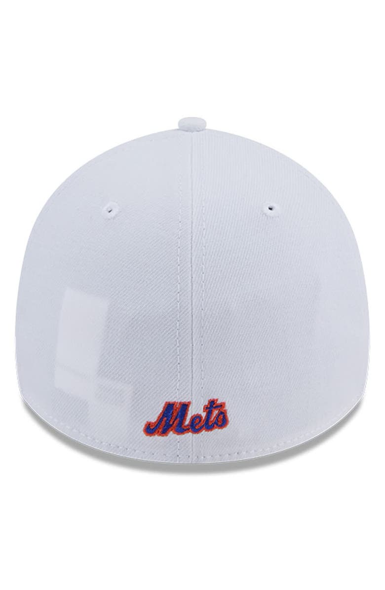 New Era Men's New Era White New York Mets Evergreen 39THIRTY Flex Hat, Alternate, color, 