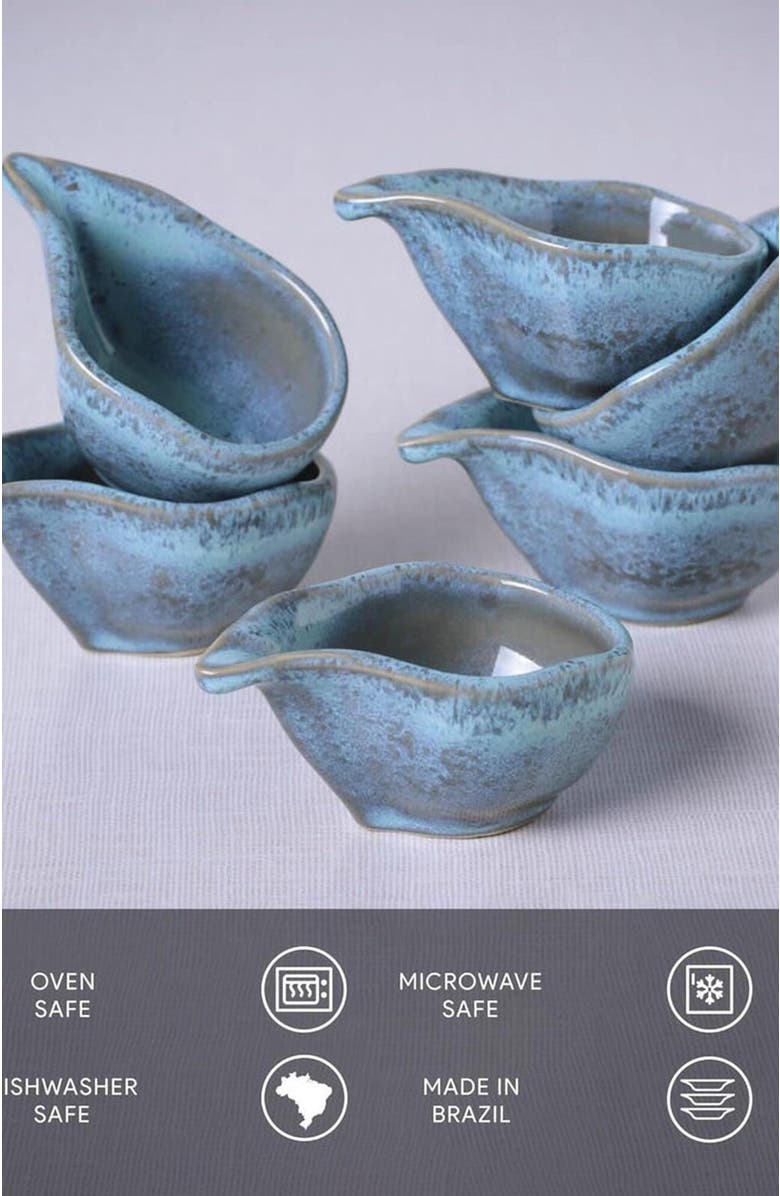 Porto Brasil Teardrop Set of 6, Alternate, color, Breeze