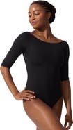 CAPEZIO Boatneck 3/4 Sleeve Leotard
