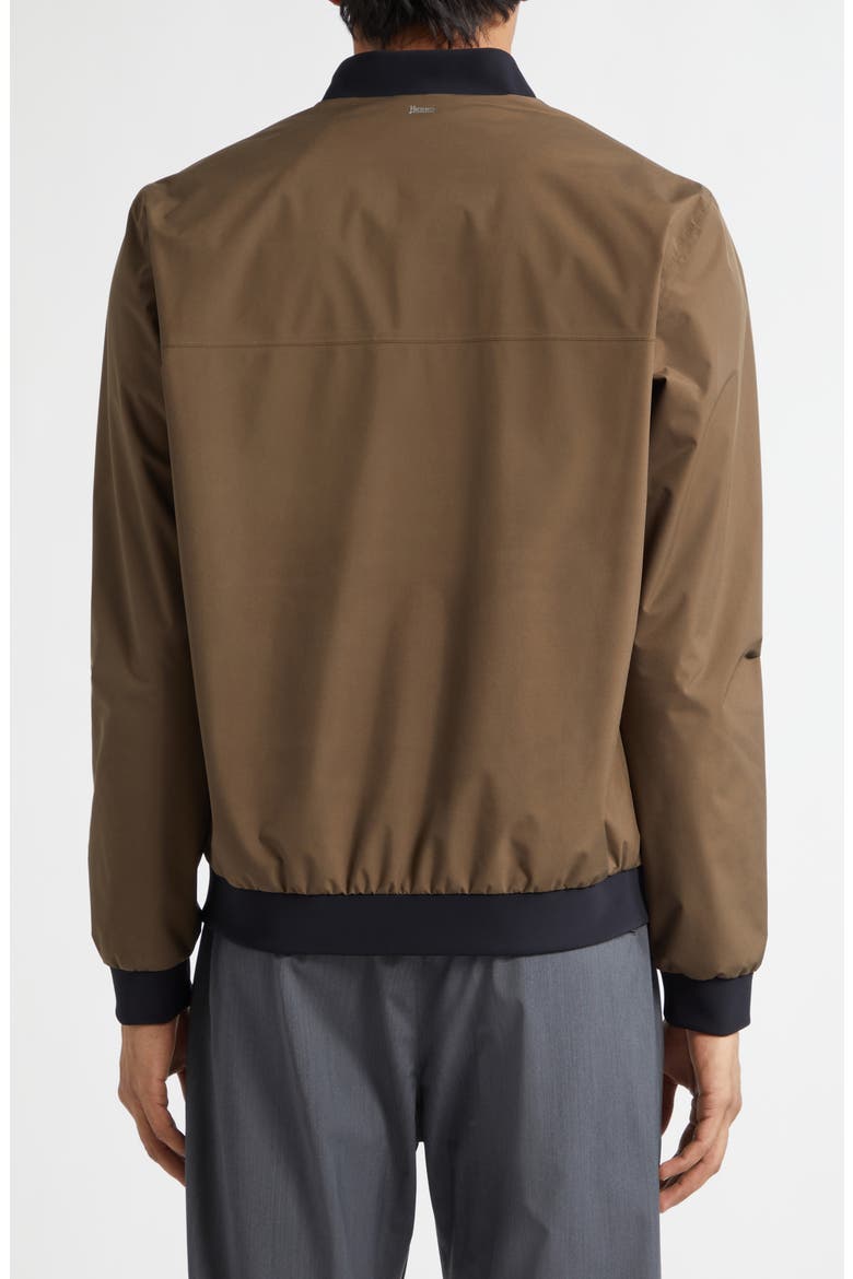 Waterproof Bomber Jacket, Alternate, color, ARMY GREEN