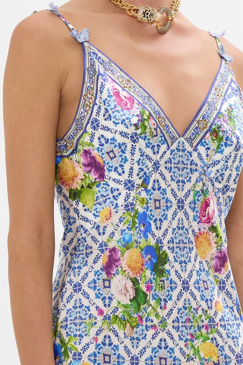Shop Camilla V Neck Full Length Bias Slip Dress Wall To Wall Wonders