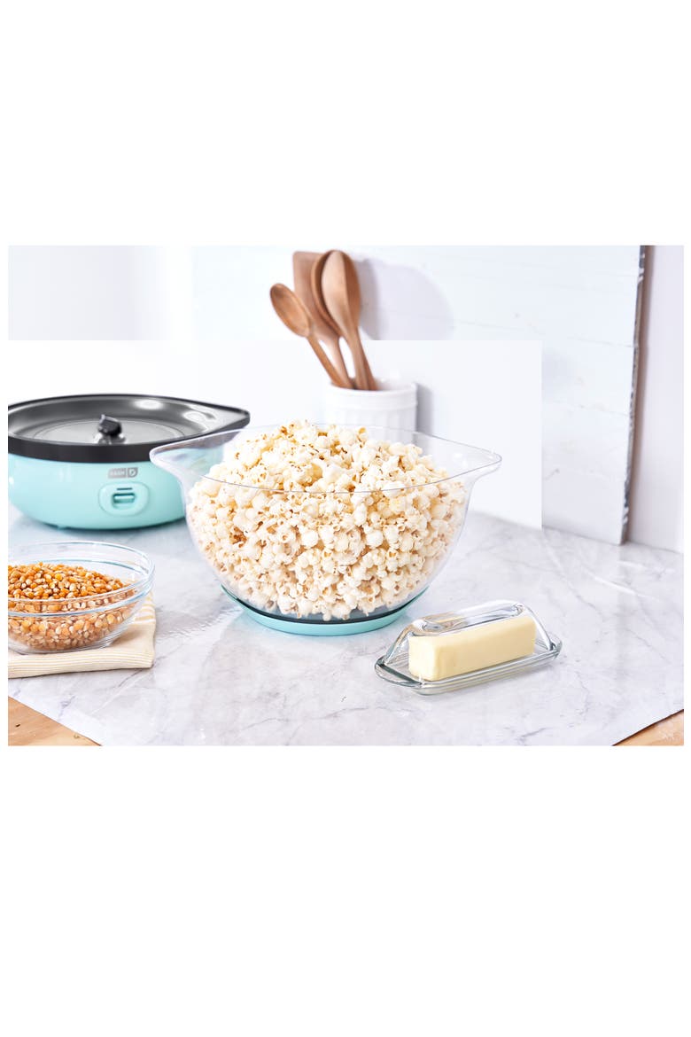6-Quart Stirring Popcorn Maker, Main, color, AQUA