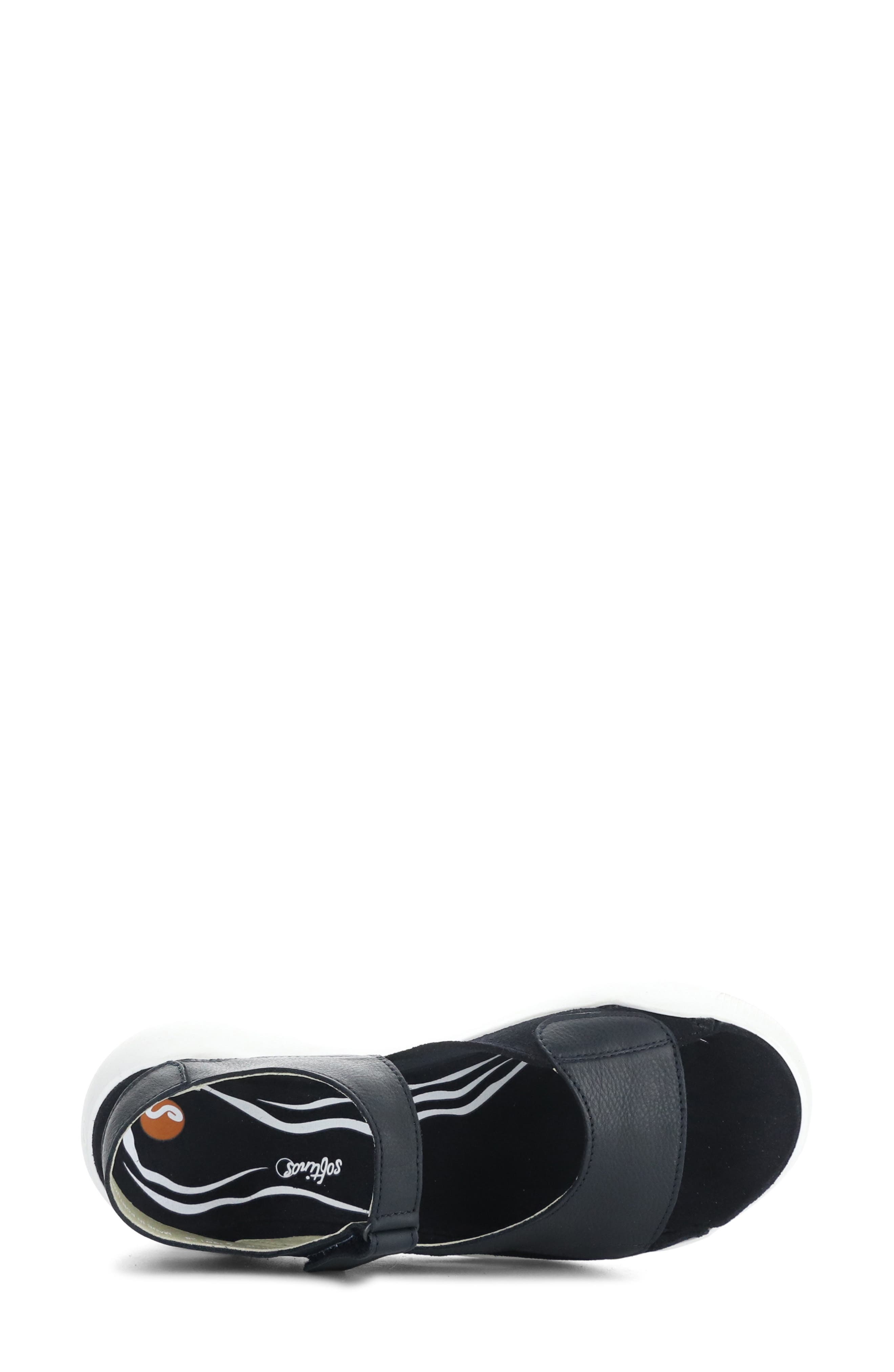 Fly London Weal Sandal, Alternate, color, Navy Smooth Leather