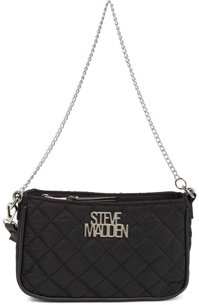 Steve Madden Bfred Quilted Nylon Crossbody Bag, Main, color,