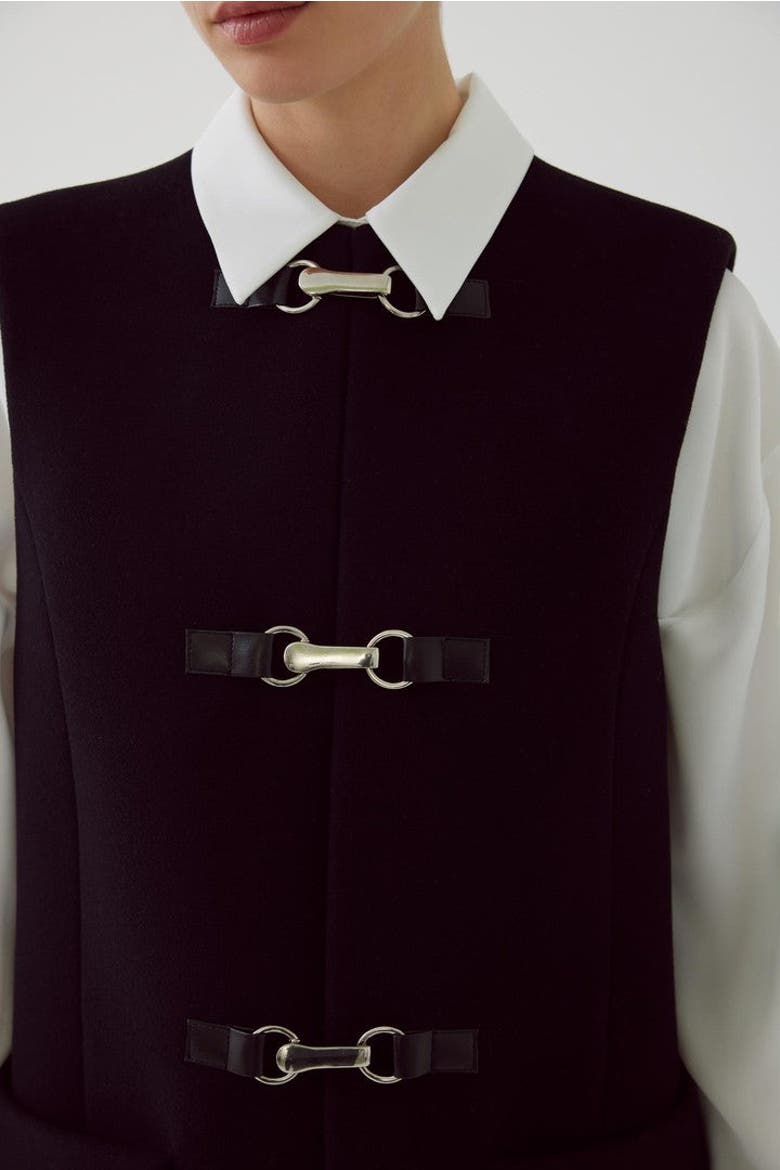 Amado Vest, Alternate, color, BLACK
