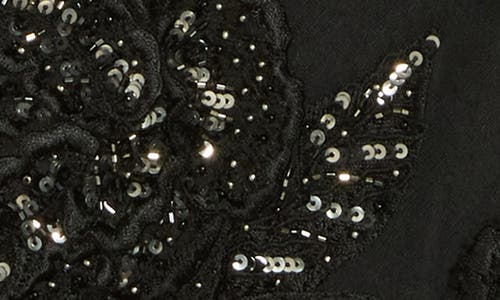 Alice And Olivia Amal Embellished Tank In Le Parisien Black/gunmetal