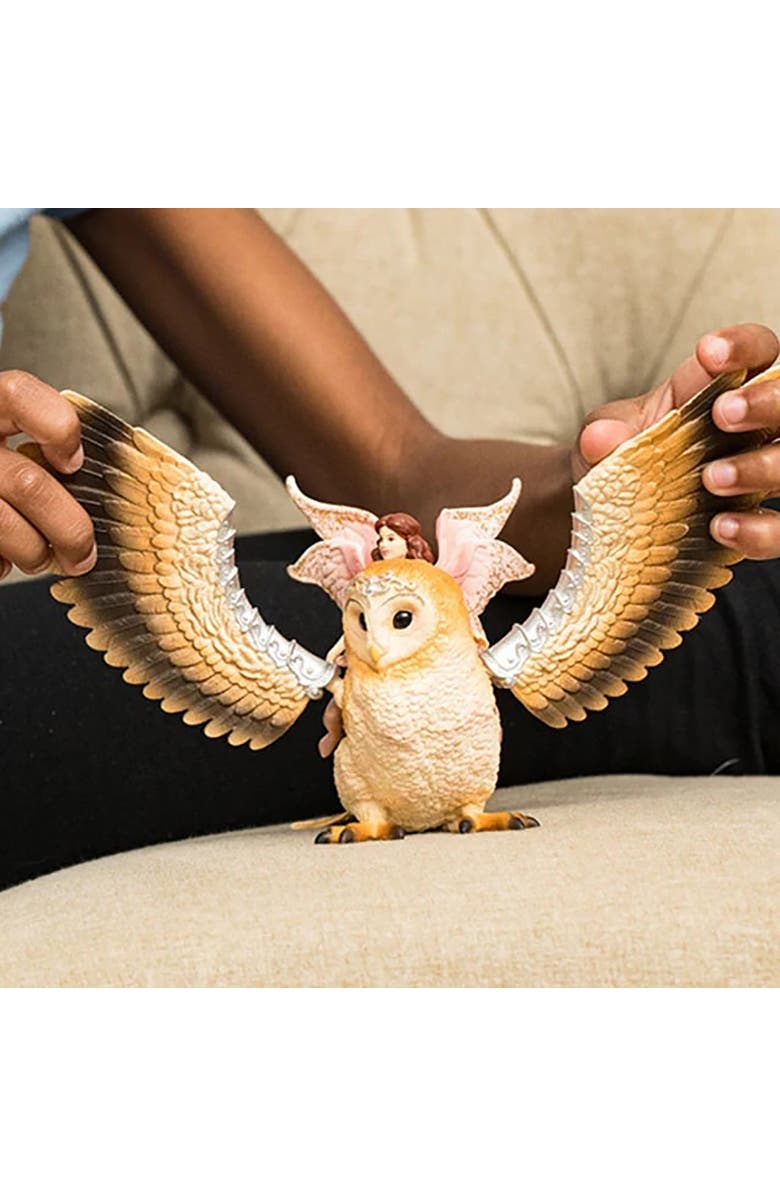 Schleich Bayala Fairy In Flight On Glamowl, 2 Piece Playset, Kid 
Adult, Alternate, color, Multicolored