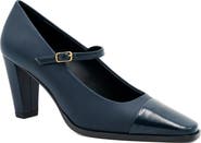 Amalfi by Rangoni Felino Leather Mary Jane Pump