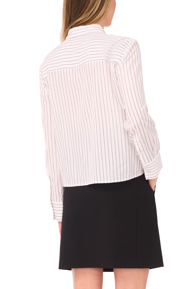 Stripe Woven Shirt, Alternate, color, NEW IVORY