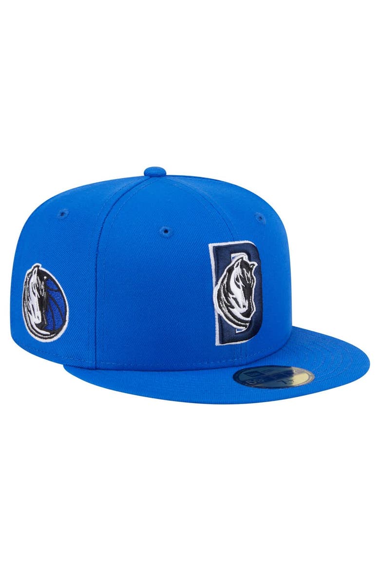 Men's New Era  Blue Dallas Mavericks Deceptor 59FIFTY Fitted Hat, Main, color, Blue