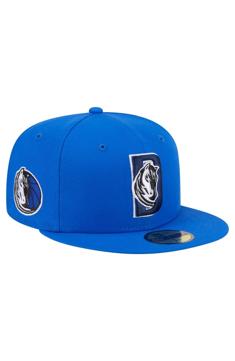 New Era Men's New Era Blue Dallas Mavericks Deceptor 59FIFTY Fitted Hat, Main, color, Blue