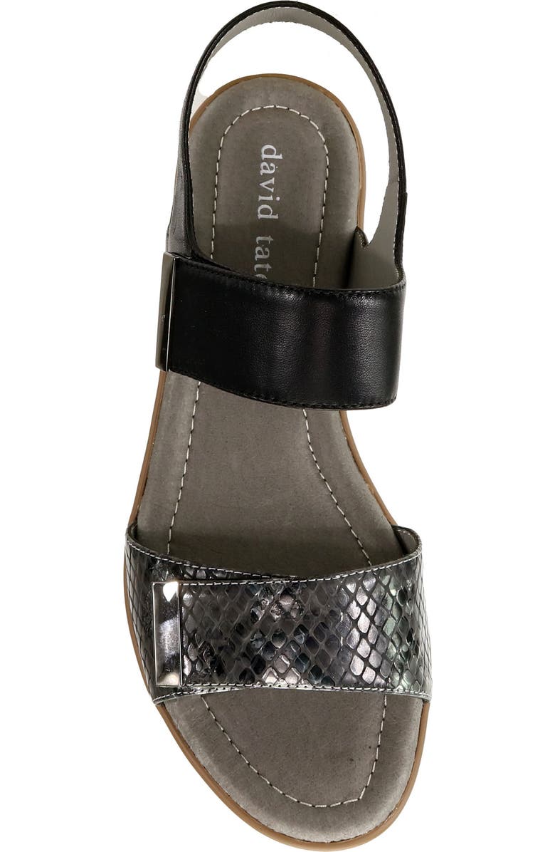 David Tate Civic Slingback Sandal, Alternate, color, Black Multi