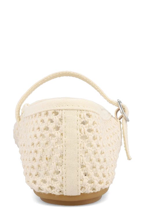 Mia Kora Mary Jane Flat In Natural