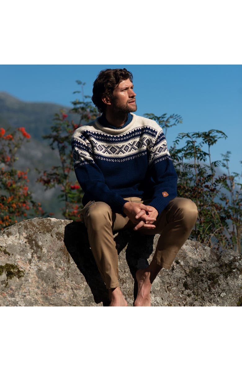 Dale of Norway Cortina 1956 Sweater, Alternate, color, Navy/Off White