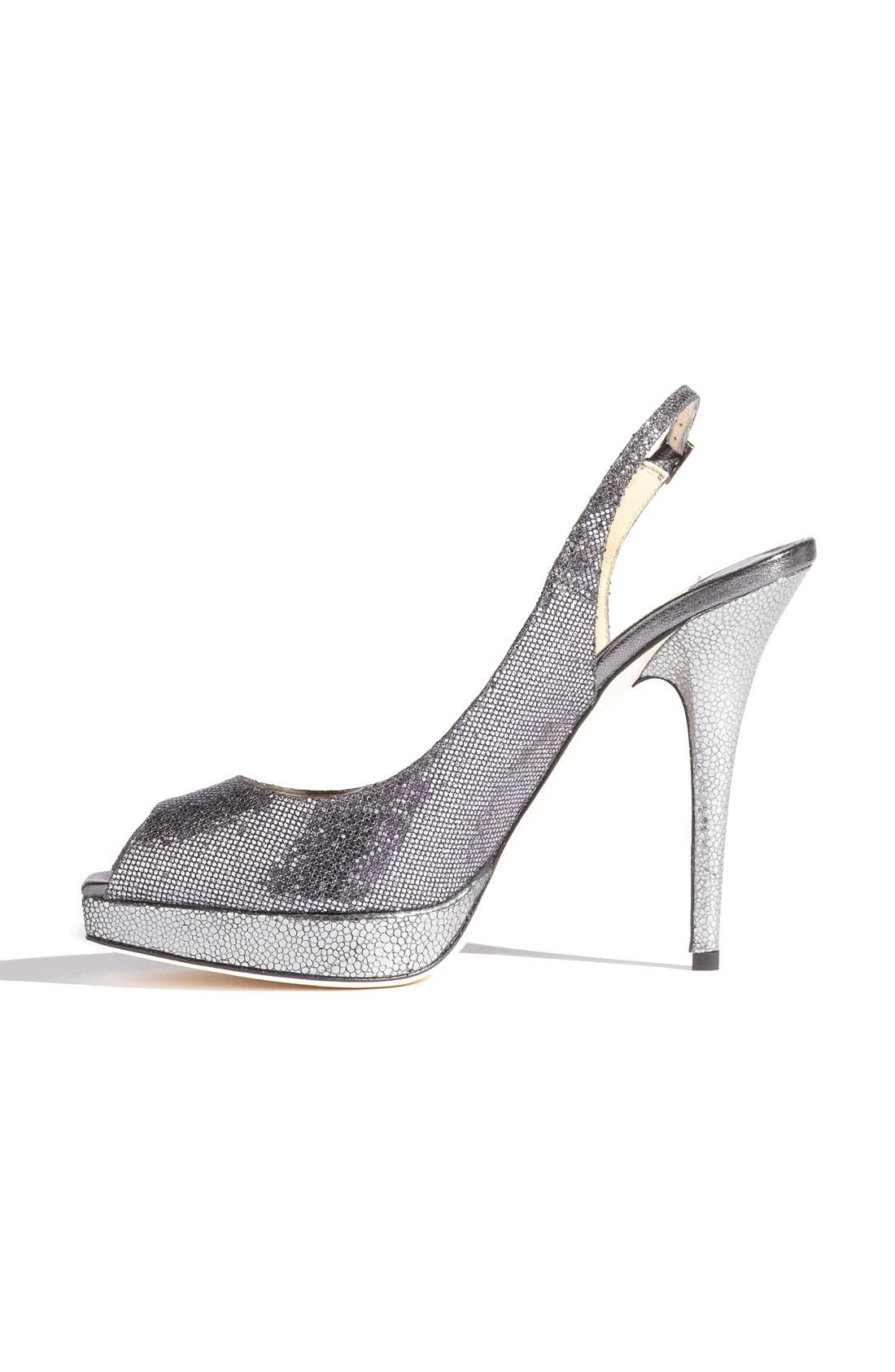 'Clue' Glitter Slingback Pump (Nordstrom Exclusive Color), Alternate, color, ANTHRACITE