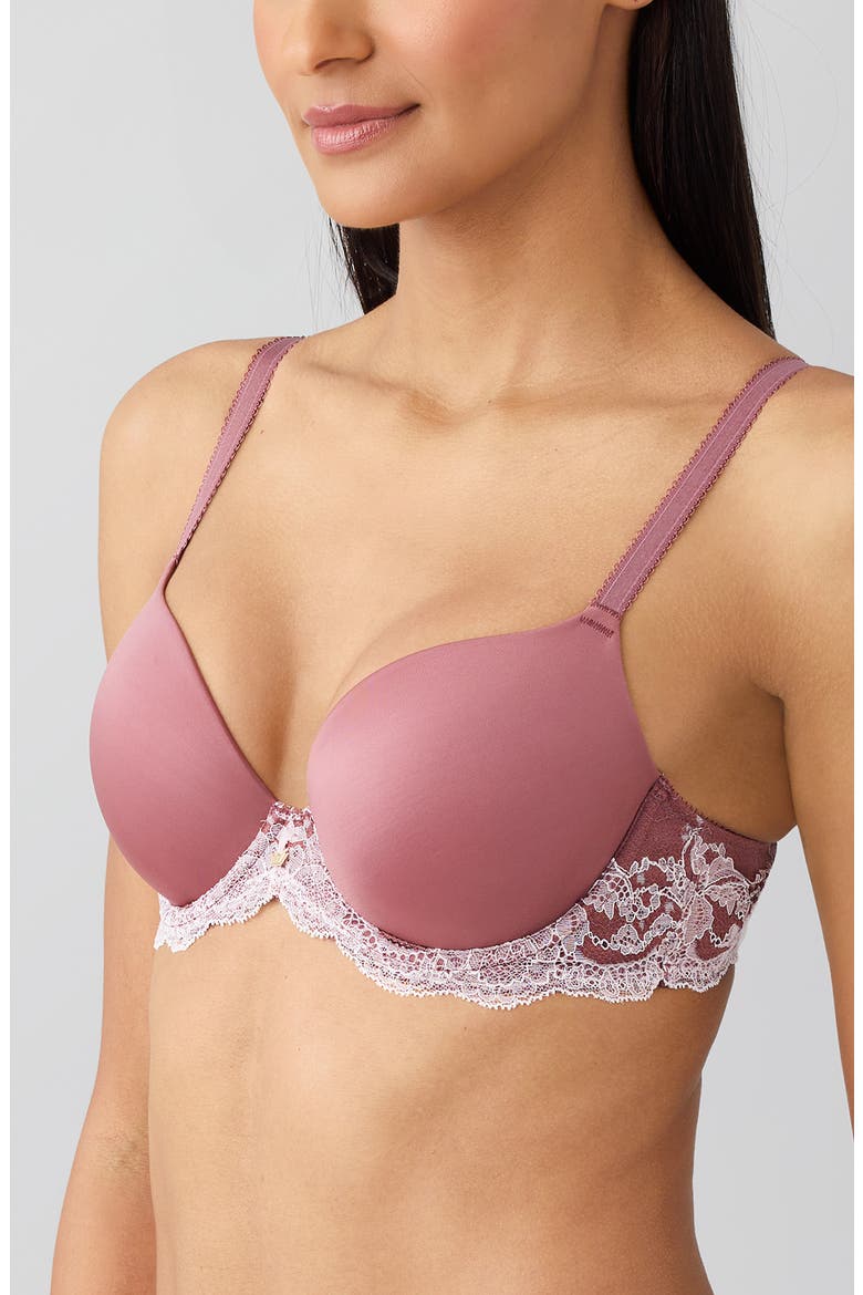 Modern Affair Underwire T-Shirt Bra, Alternate, color, ROSE BROWN/ CRADLE PINK