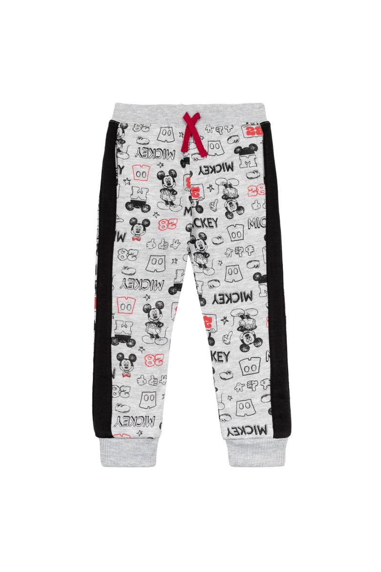 Pixar Fleece Jogger Pants 2-Pack, Alternate, color, Mickey Heather Grey