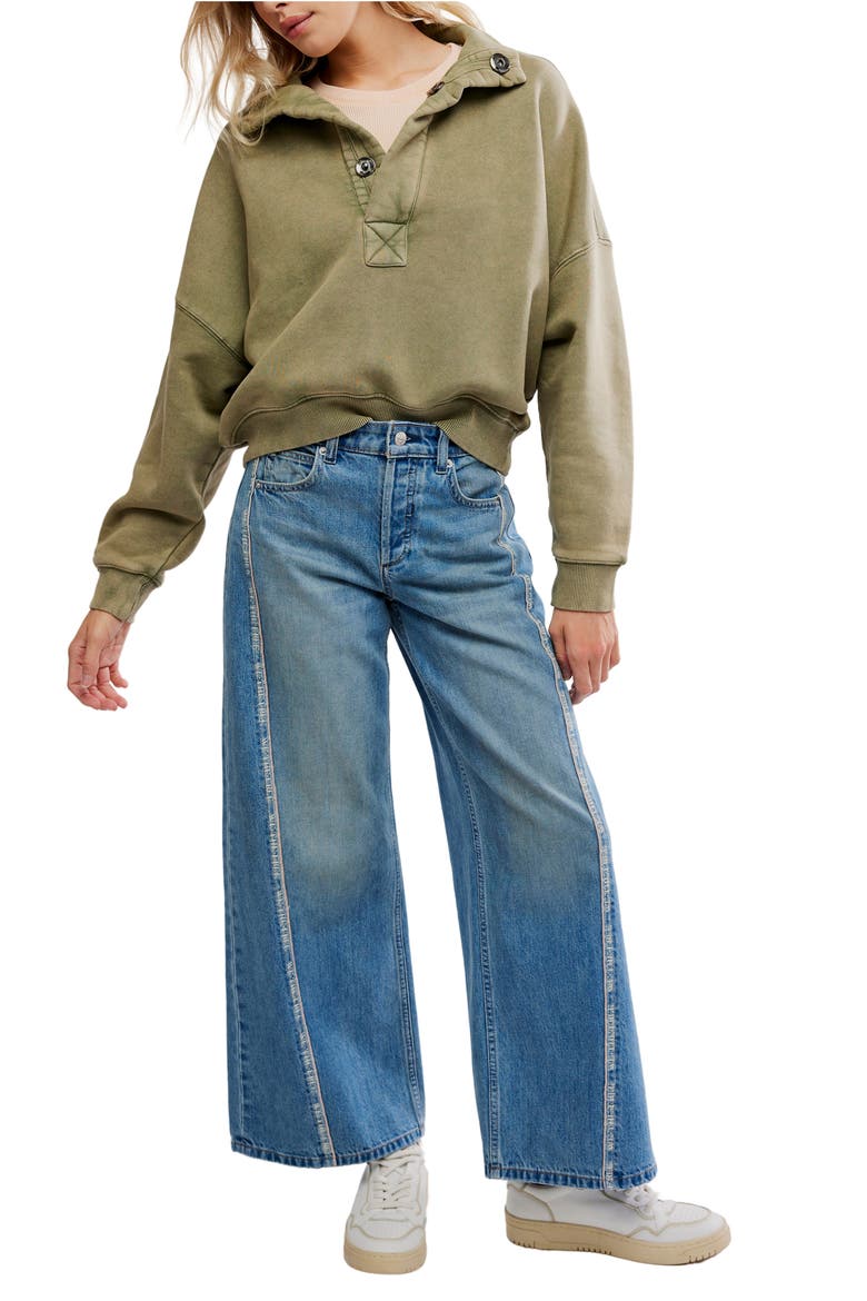 Timeless Cotton Blend Pullover, Alternate, color, ADVENTURER
