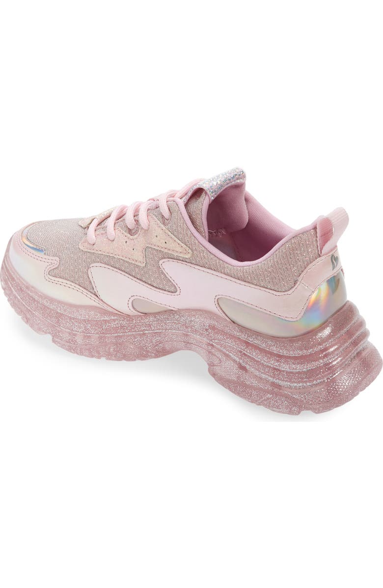 SKECHERS Prismatic Glitter Sneaker, Alternate, color, Light Pink/ Multi