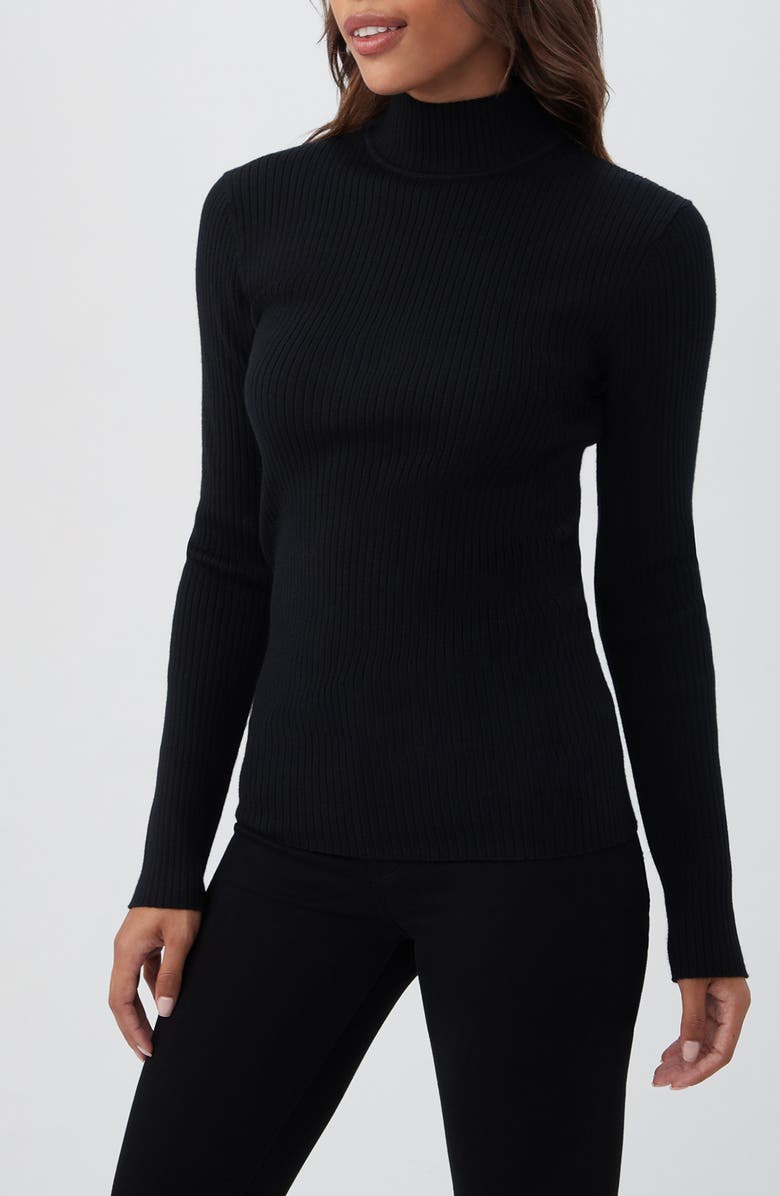 Trina Turk Hempstead Merino Wool Turtleneck Sweater, Alternate, color, 