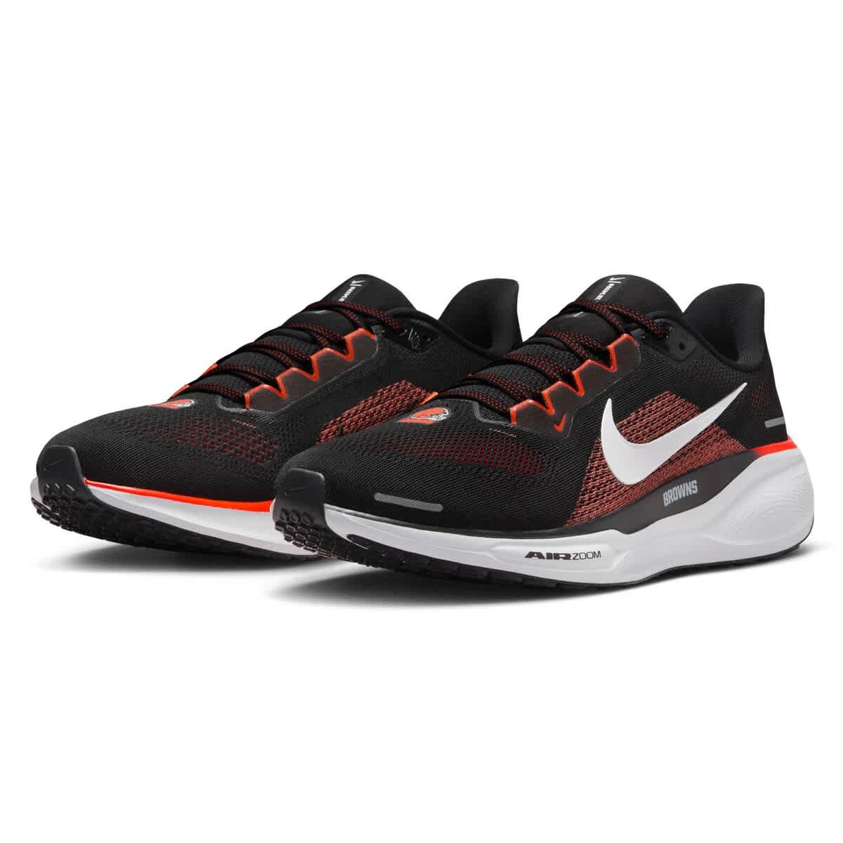 Nike Unisex Nike Black Cleveland Browns Zoom Pegasus 41 Running Shoes, Alternate, color, Black