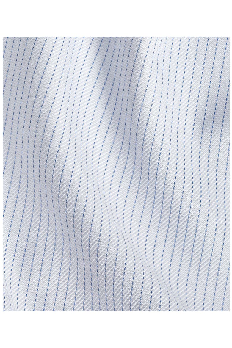 Trim Fit Striped Dress Shirt, Alternate, color, PEARL