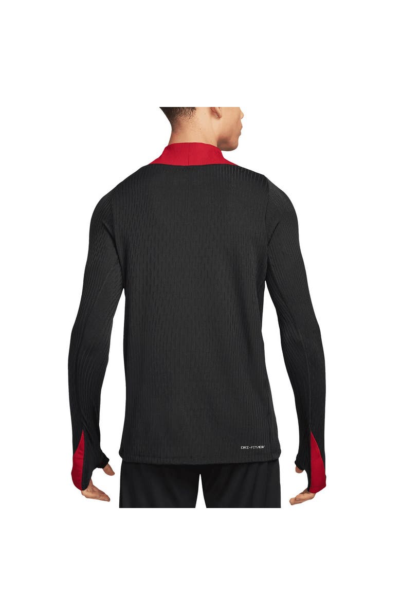 Nike Men's Nike Black Liverpool 2024/25 Advance Strike Drill Performance Quarter-Zip Top, Alternate, color, 
