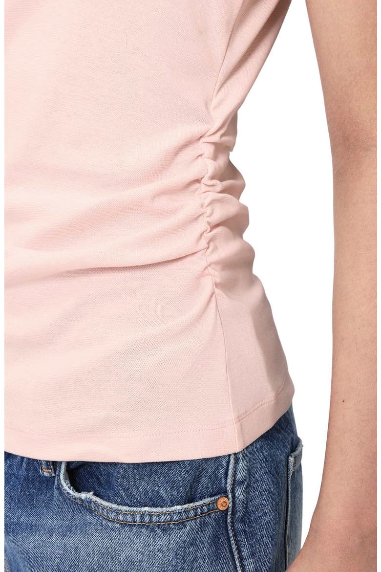 Katarina Side Ruched Top, Alternate, color, CRYSTAL PINK