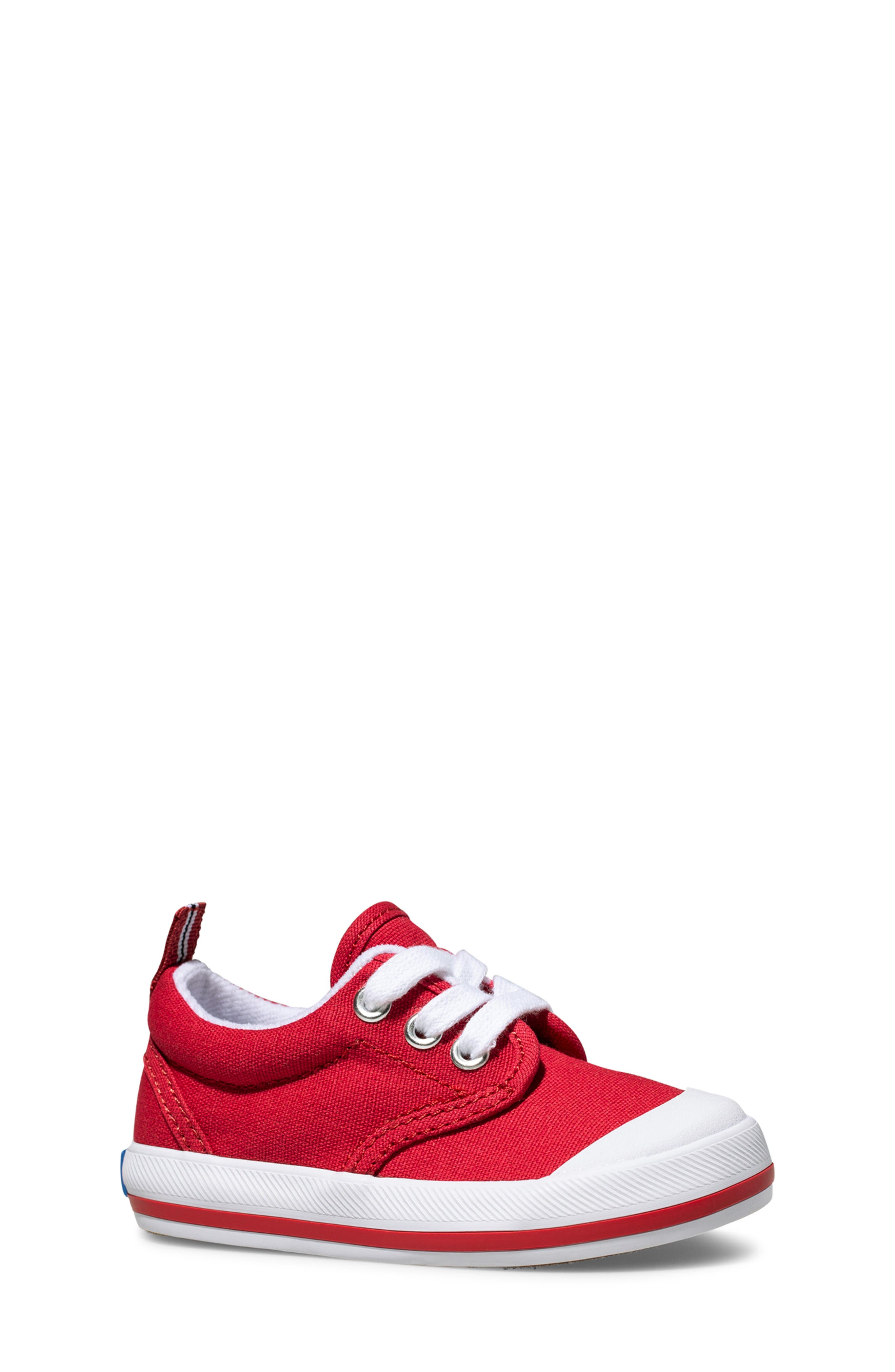 Kids' Graham Sneaker, Alternate, color, RED CANVAS