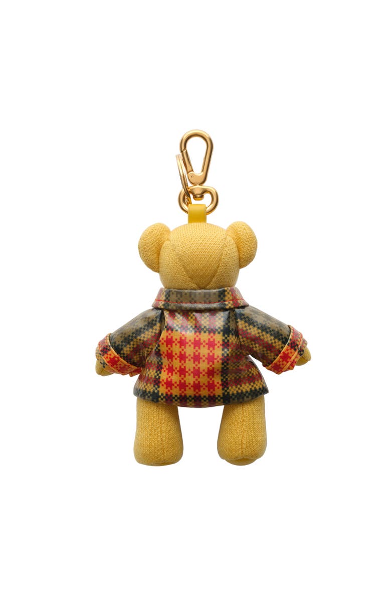 Burberry Thomas Bear Charm, Alternate, color, Yellow