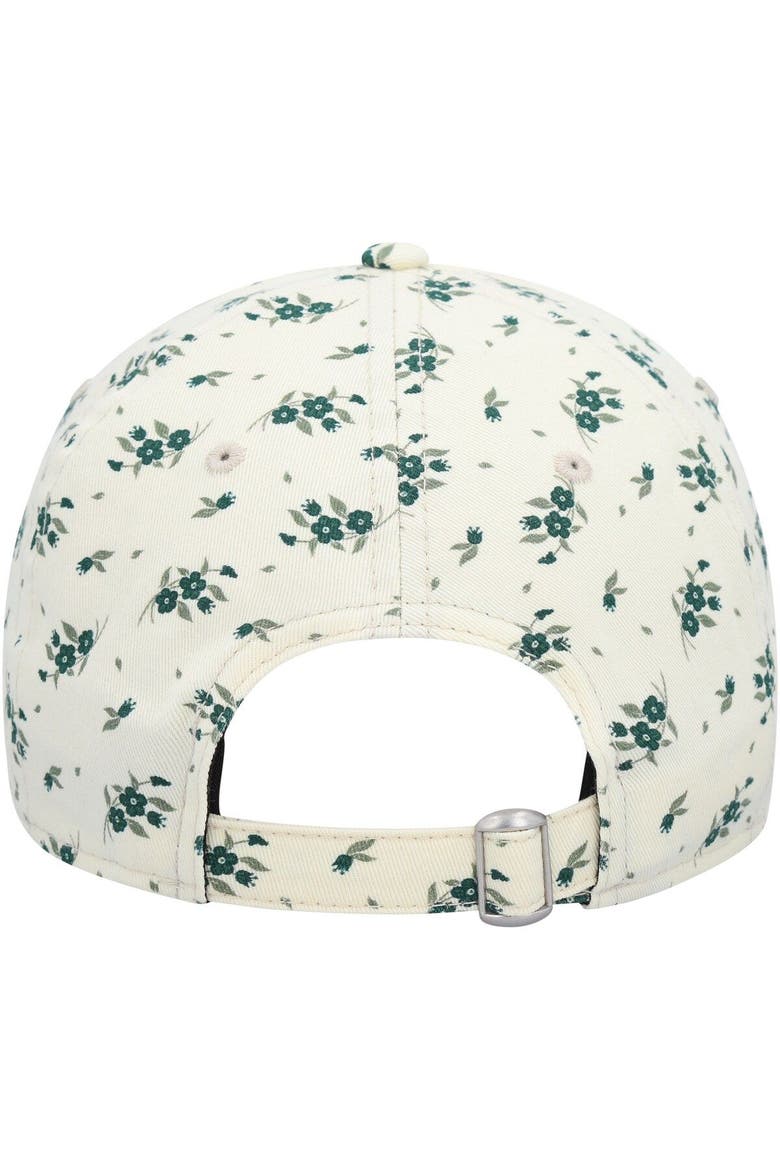 Women's New Era Cream Athletics Chrome Bloom 9TWENTY Adjustable Hat, Alternate, color, Cream