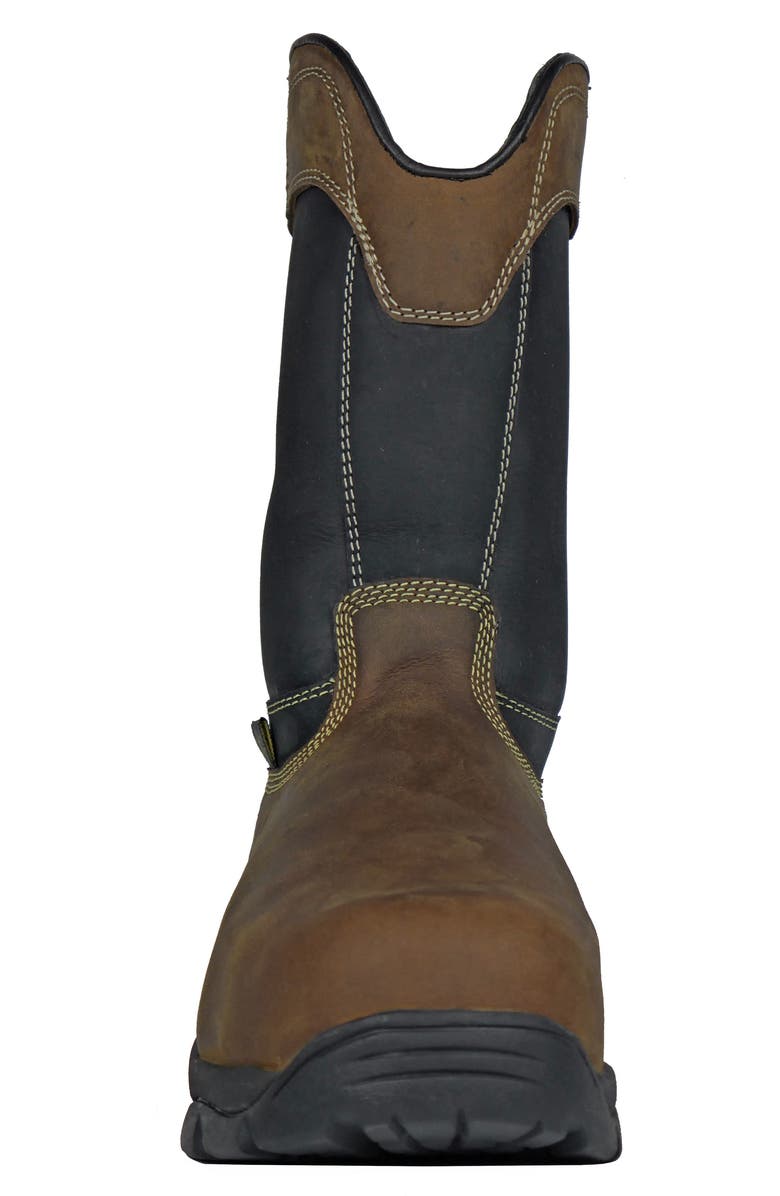 Hoss Boot Company HOSS Slag Composite Toe Met Guard Work Boot, Alternate, color, Brown