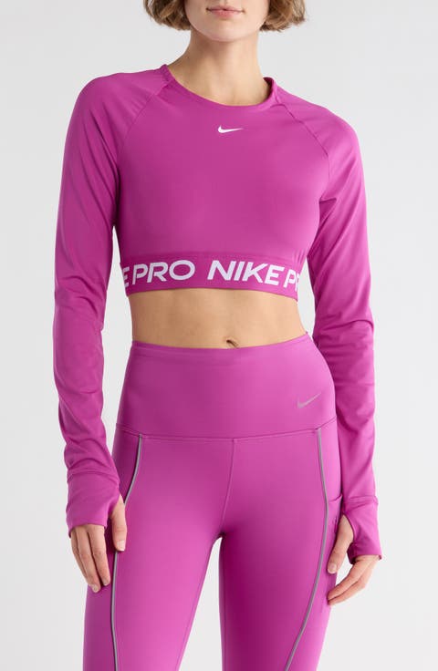 Pro 365 Dri-FIT Long Sleeve Crop Top