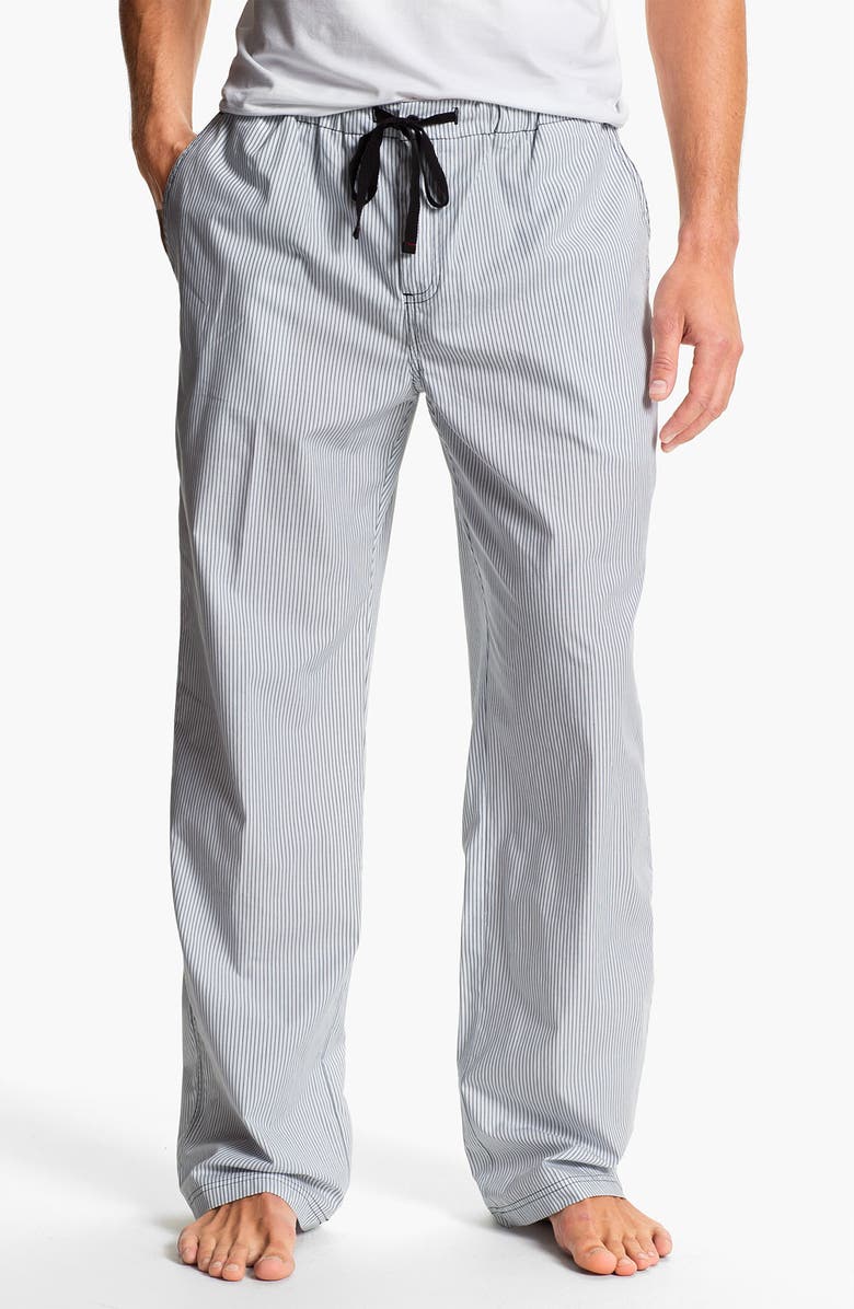 Daniel Buchler Woven Cotton Lounge Pants, Main, color, 