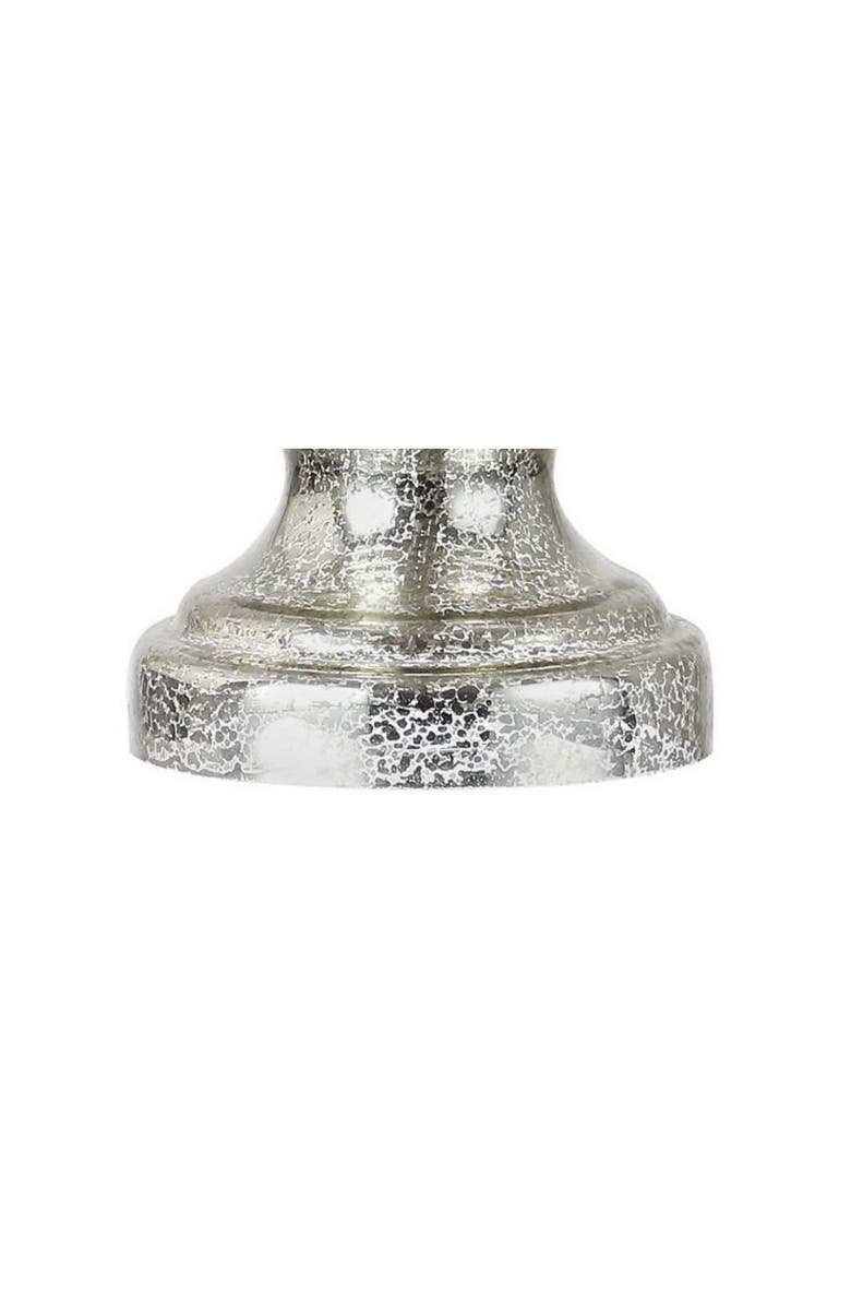 JONATHAN Y Olivia 26.5" Glass LED Table Lamp, Silver/Ivory, Alternate, color, Mercury Silver