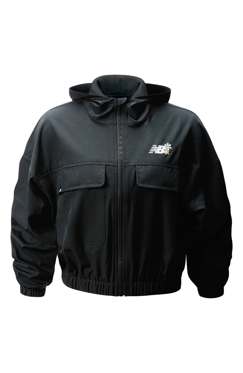 New Balance Kids' Hooded Woven Jacket, Main, color,