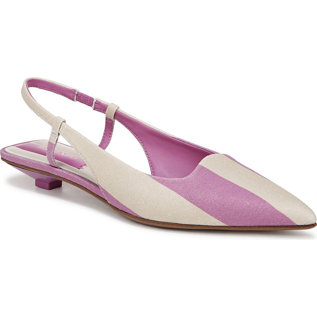 Franco Sarto Palmira Slingback Pointed Toe Pump In Purple