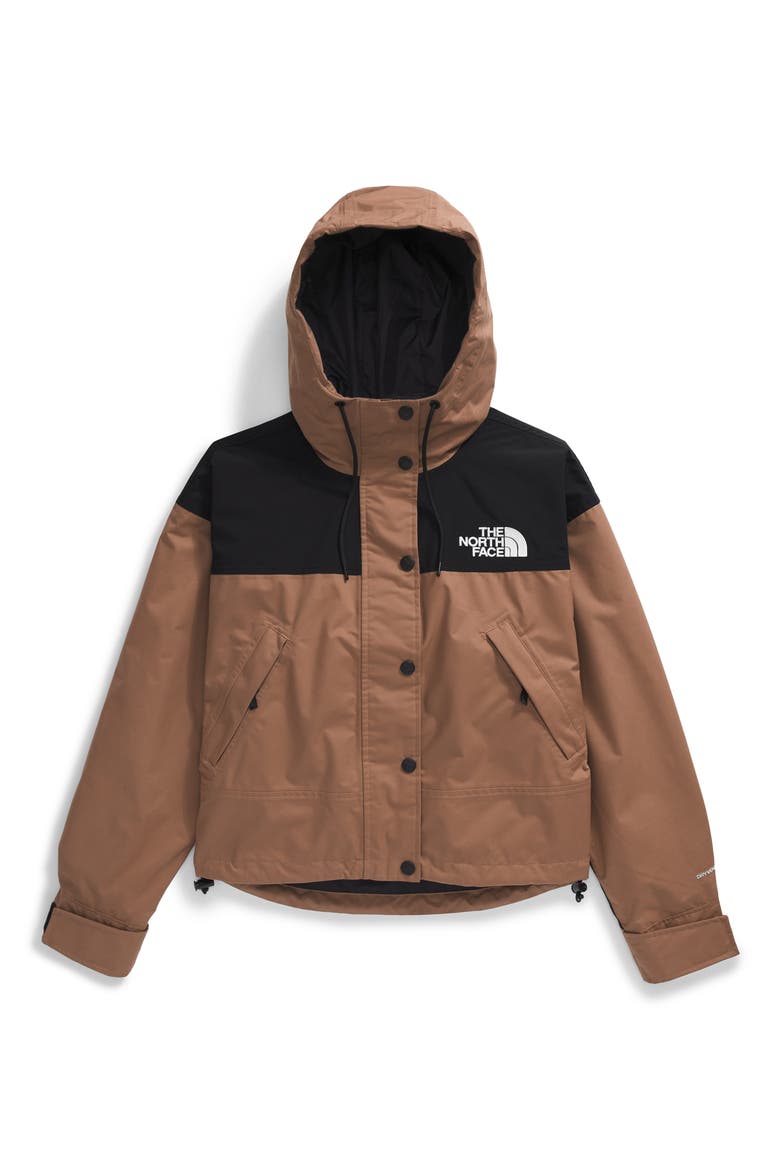 Reign On Water Repellent Hooded Jacket, Alternate, color, LATTE/ TNF BLACK