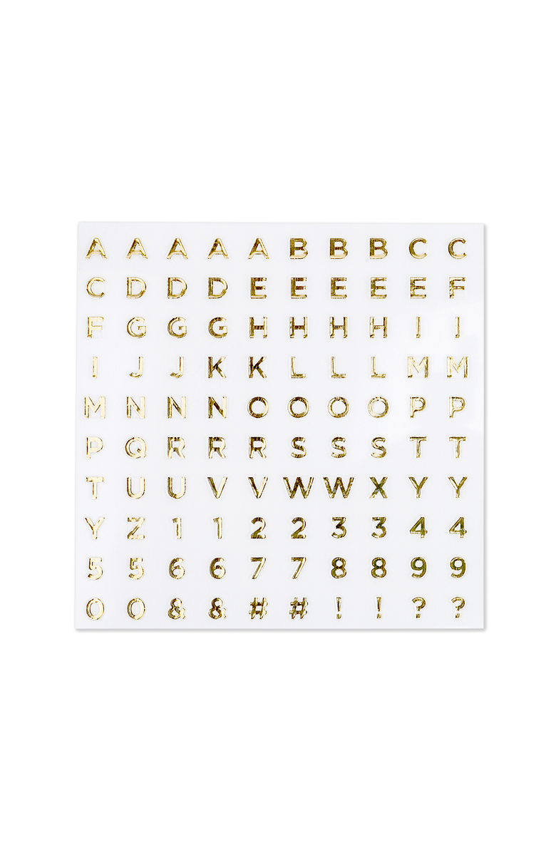 Daydream Society Say Everything Gold Nail Stickers, Alternate, color, Assorted Pre-Pack