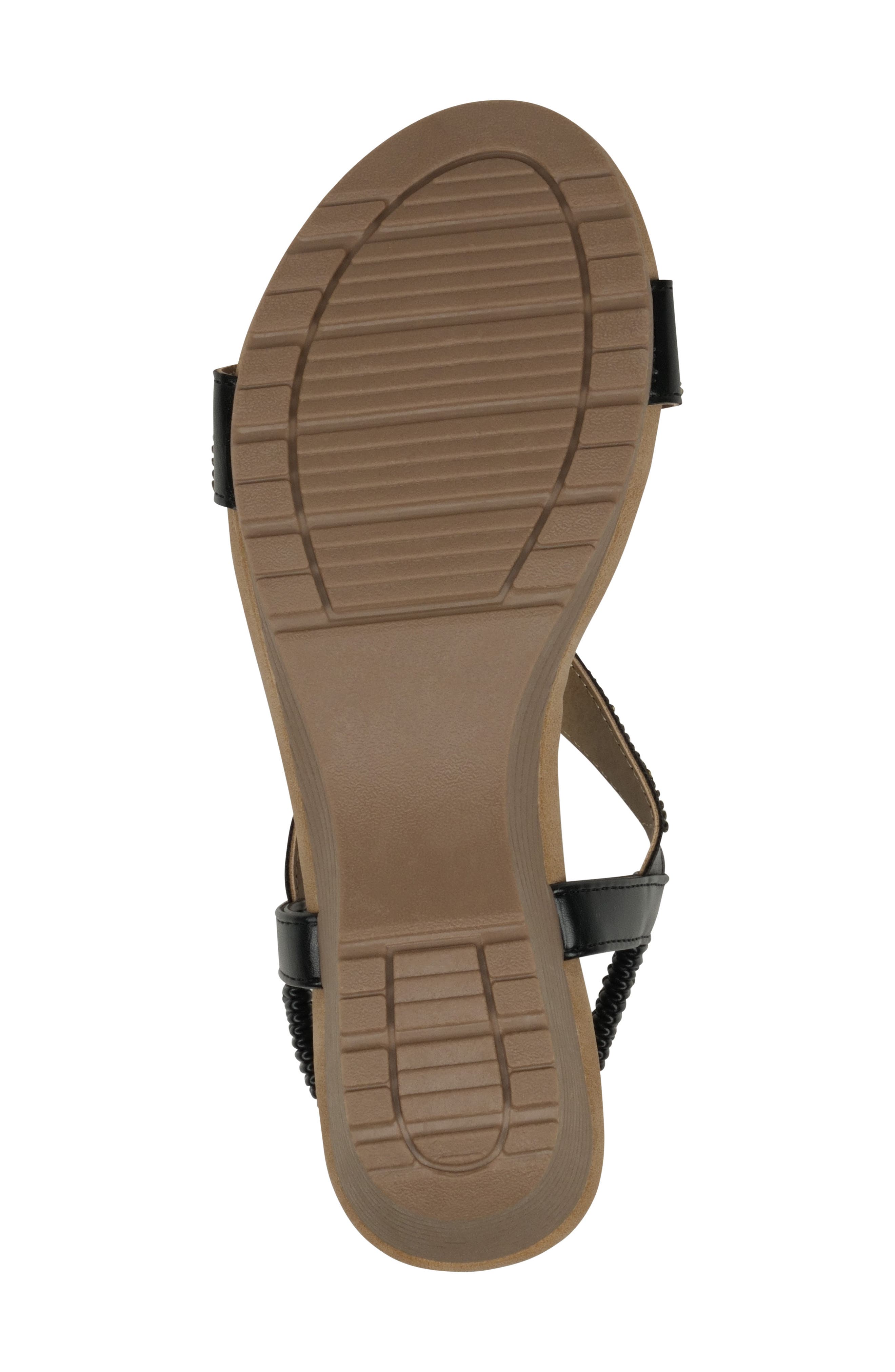 GOOD CHOICE NEW YORK Celestia Embellished Ankle Strap Wedge Sandal, Alternate, color, 