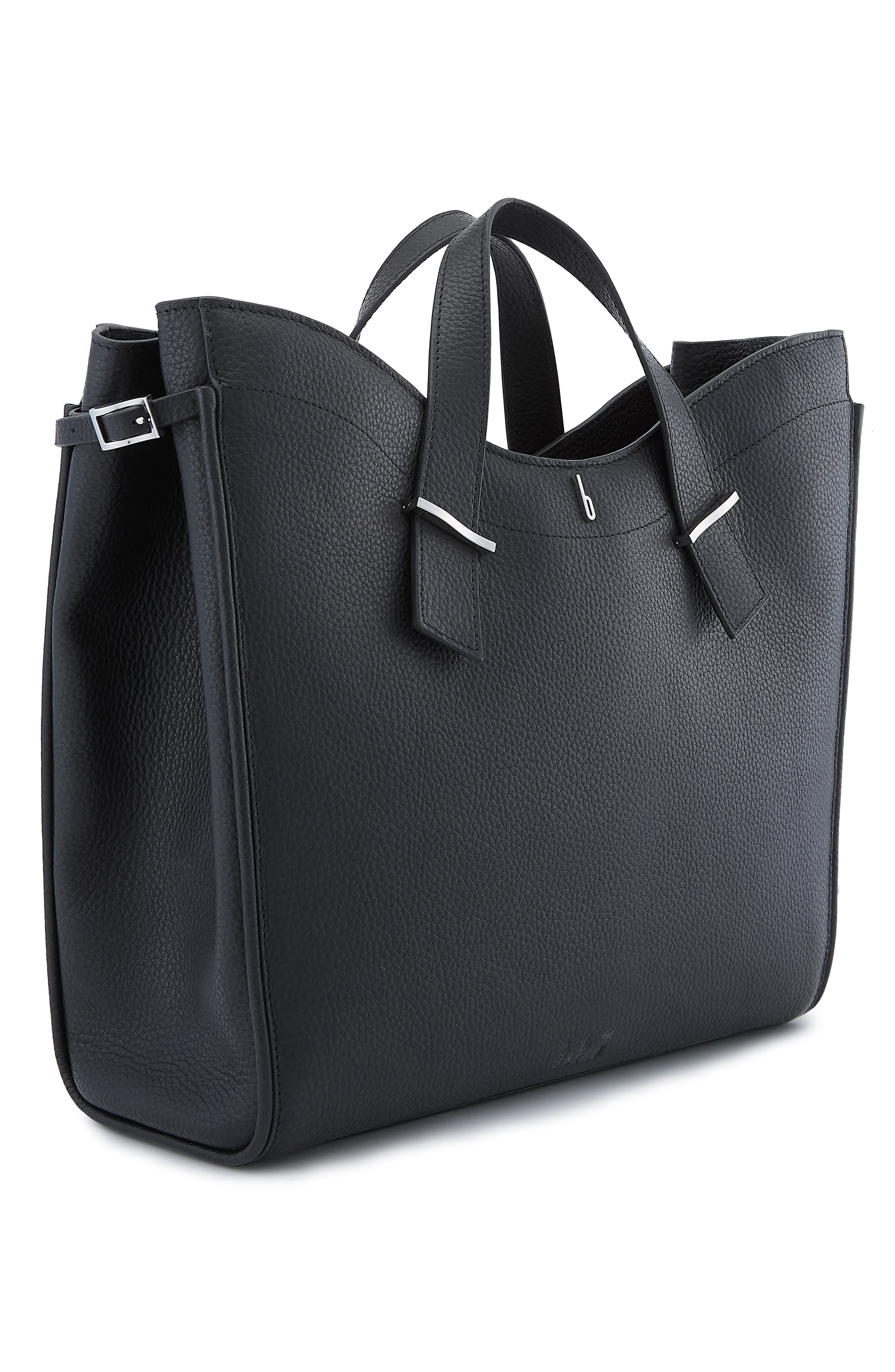 behno Greta Crossbody Tote, Alternate, color, Black