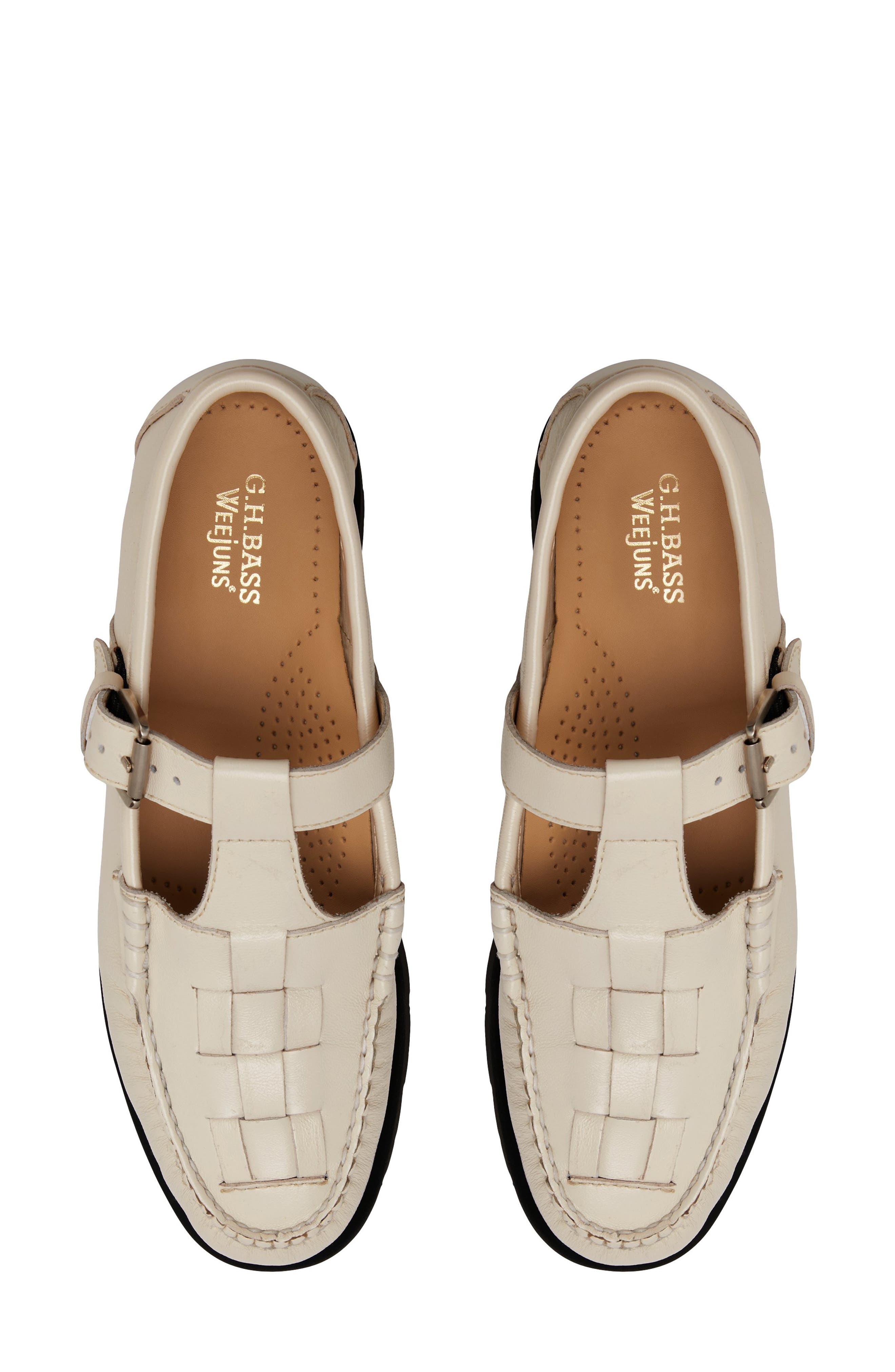 Fisherman Mary Jane Shoe, Alternate, color, CREAM